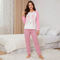 Pink Bunny Trendy Cotton Jersey Pj Set