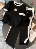 Black Combo Trendy Cotton Jersey Pj Set