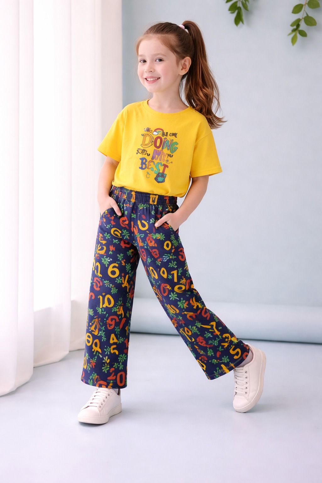 Yellow Kids Cozy Cotton Jersey PJ Set