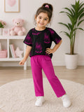 Black Aesthetic Kids Cozy Cotton Jersey PJ Set