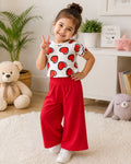 Red Hearts Kids Cozy Cotton Jersey PJ Set