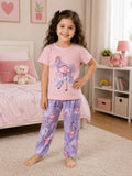 Lavender Pink Kids Cozy Cotton Jersey PJ Set