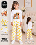 White Cute Printed Kids Cozy Cotton Jersey Kids Wear
