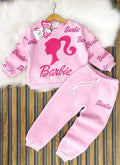 Barbie Printed Winter Track Suit For Kids
