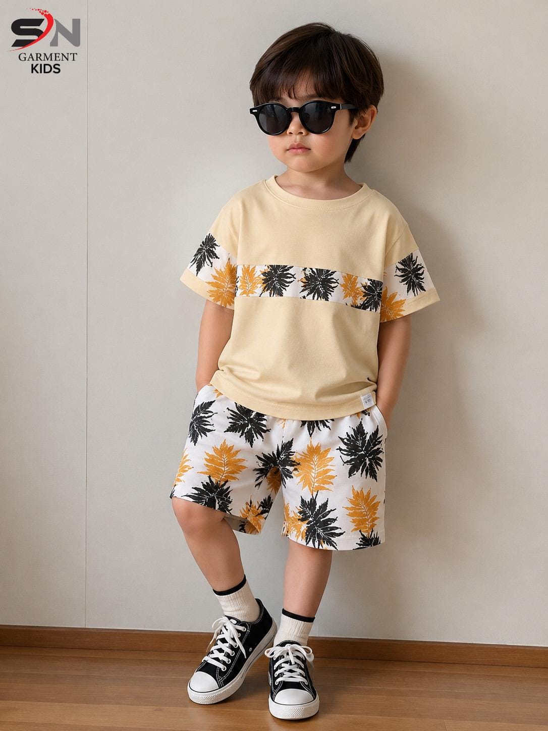 Skin Printed Kids Cozy Cotton Jersey Kids Wear