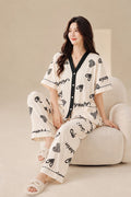 Skin Heart Button Style Pj Set