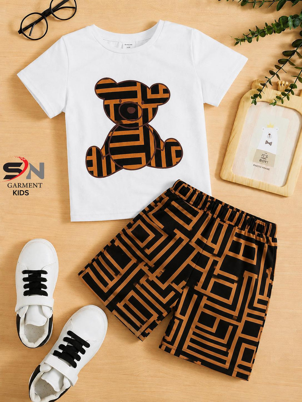 Brown Bear Kids Cozy Cotton Jersey Kids Wear