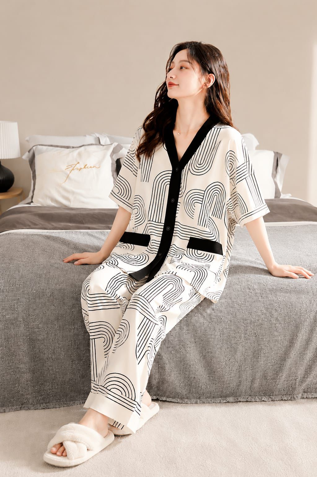 Skin Dual Pocket Style Pj Set