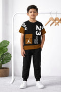 Black Jordan23 Kids Cozy Cotton Jersey Kids Wear