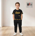 Black Drew Kids Cozy Cotton Jersey Kids Wear