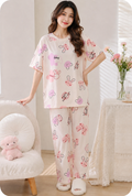 Cute Prints Jersey Pj Set